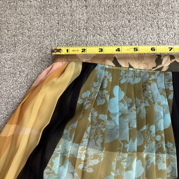 Anthropologie Maeve Consuela Pleated Maxi Skirt Pull-On Womens Size 8 NWT - Picture 5 of 11